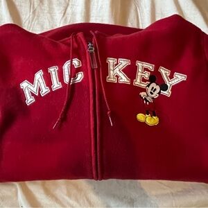 Disney Red Mickey Mouse Hoodie